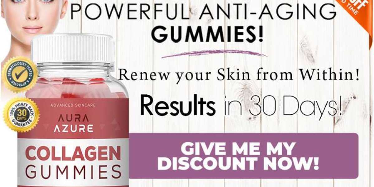 Aura Azure Anti-Aging Gummies (Collagen Gummies) Renews The Skin Within 90 Days Period Of Use!