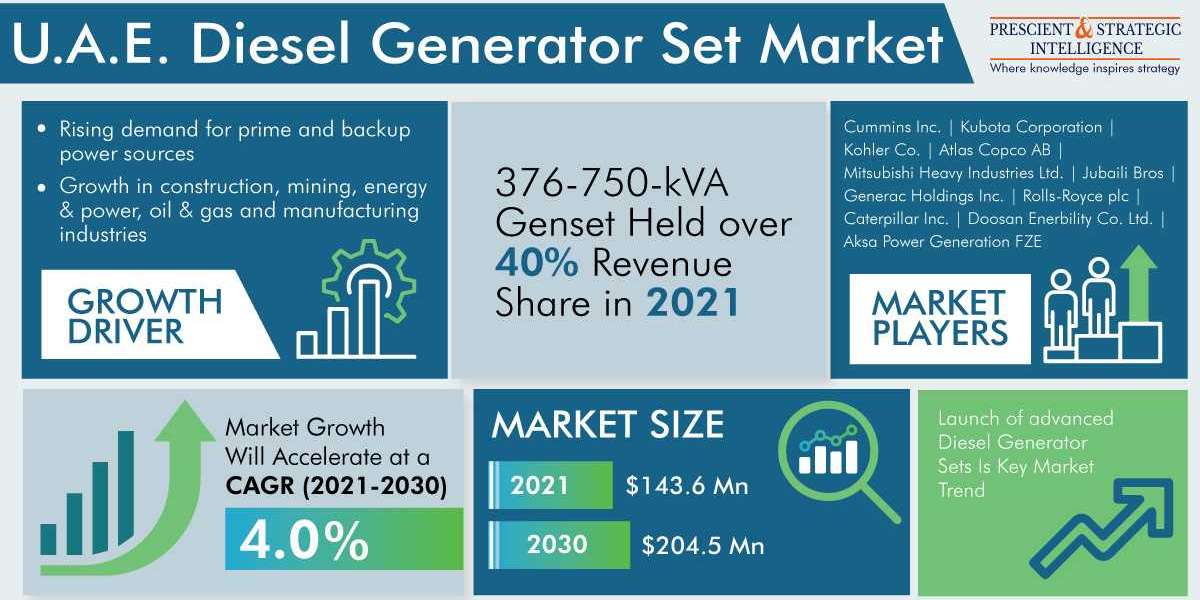 U.A.E. Diesel Generator Set Market Growth, Development and Demand Forecast Report 2030