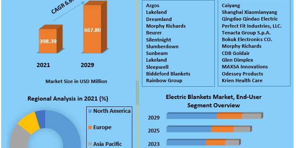 Electric Blankets Market Industry Outlook, Size, Growth Factors And Forecast  2029