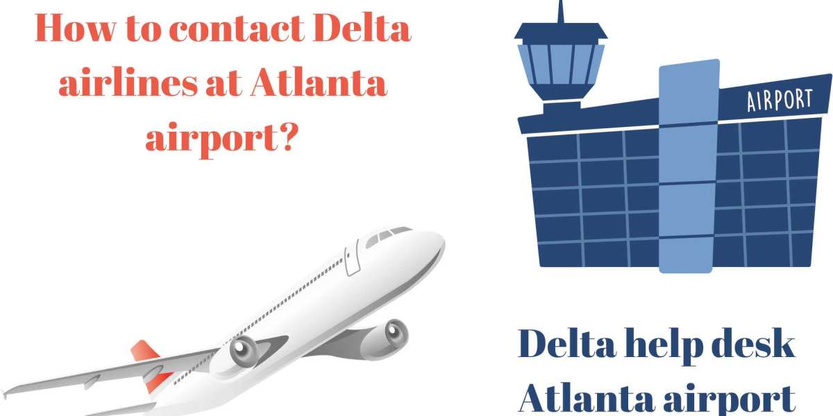 How can I communicate with Delta airlines at Atlanta Airport?