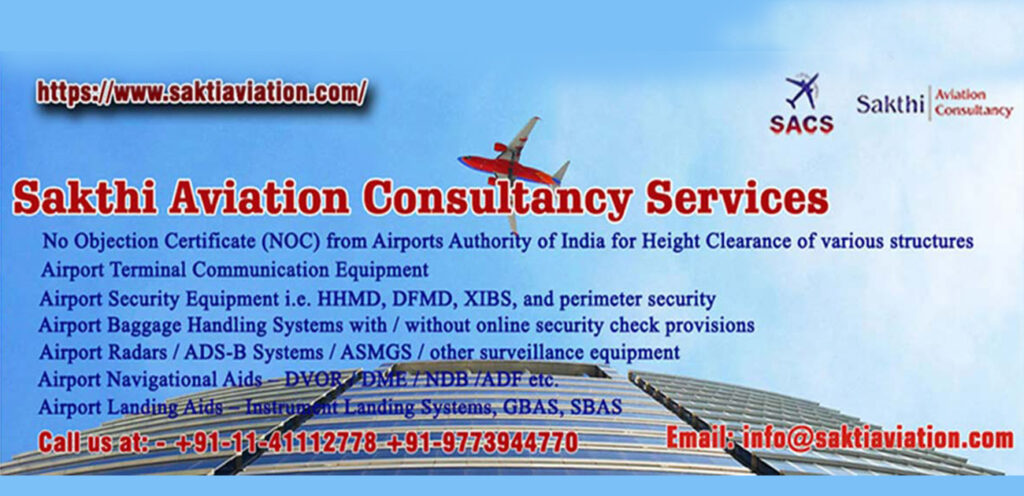 No Objection Certificate from AAI / Ministry of Defence for Height Clearance of various structures