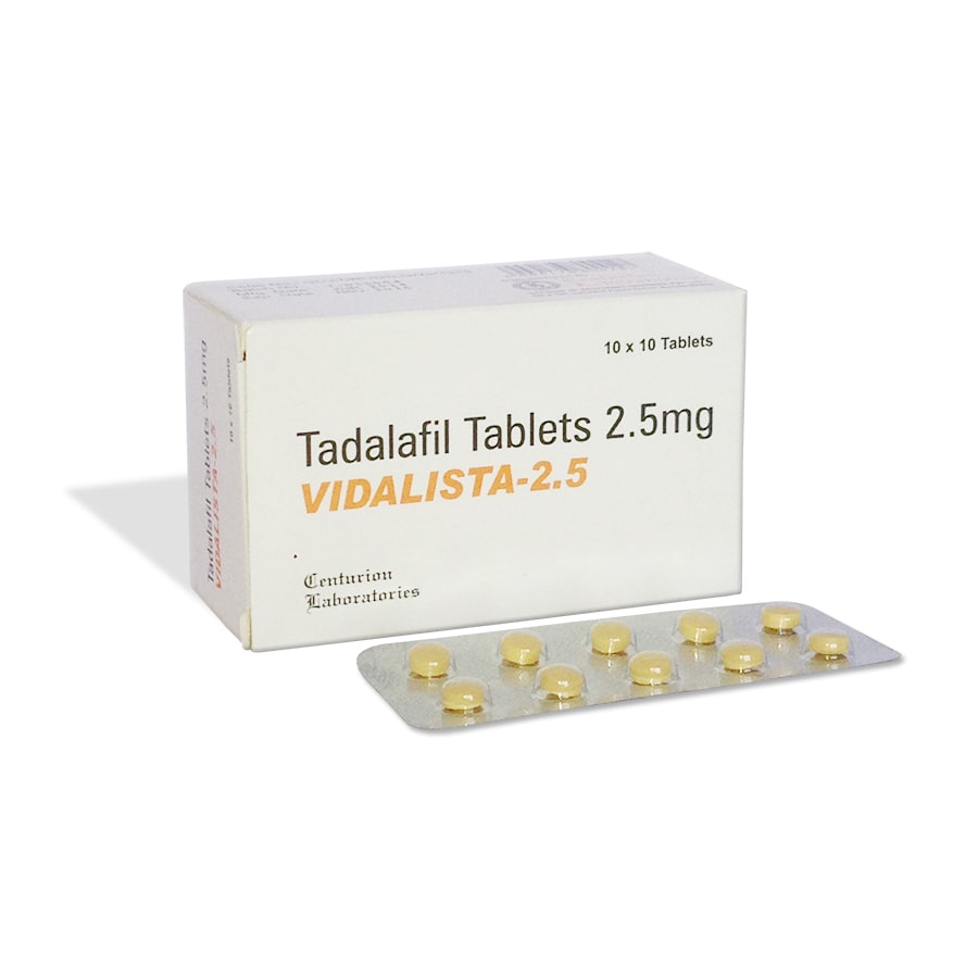 Vidalista 2.5 Pills | Tadalafil | Enjoy Sex Life