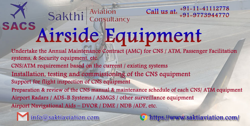 Airside Airport Equipment - Sakthi Aviation Consultancy Services