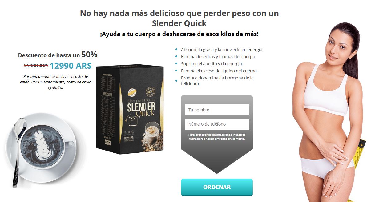 Slender Quick Contraindicaciones - Quemagrasas SlenderQuick Precio Argentina! Mercado Libre