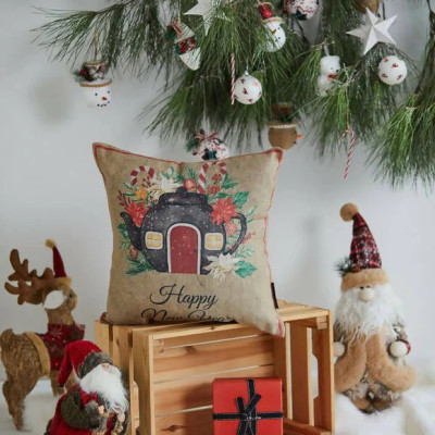 New Year Themed Pillow Cover for Holiday Decorating Profile Picture