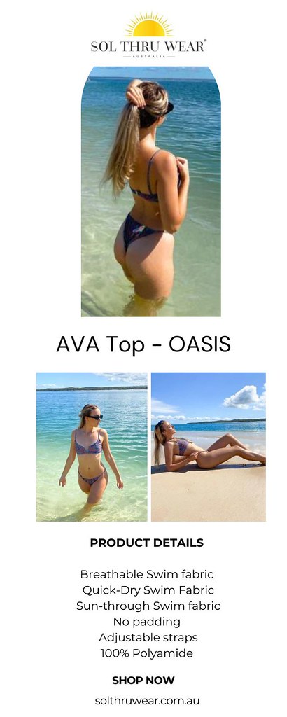AVA Top - OASIS Sun Through Bikini Top - Sol Thru Wear - 1… | Flickr