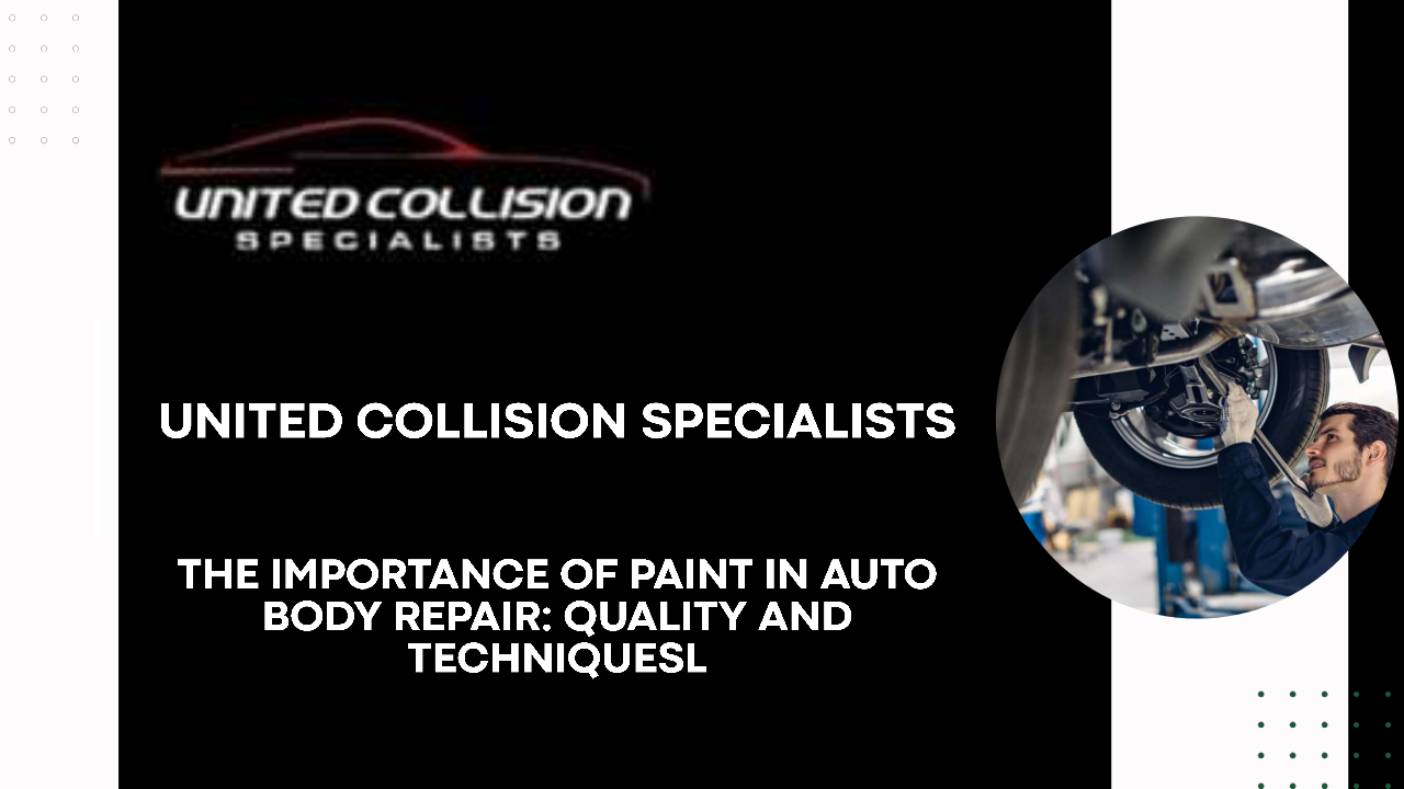 The Importance of Paint in Auto Body Repair: Quality and Techniques