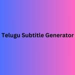 telugu subtitle generator Profile Picture