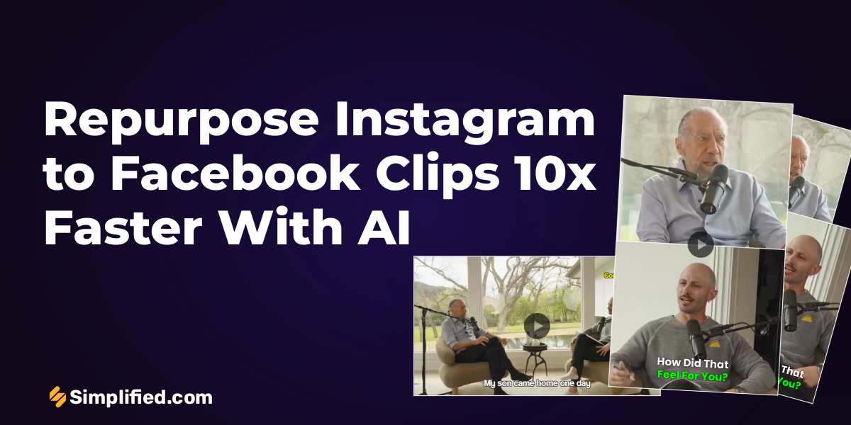 Repurpose Instagram to Facebook - Recreate Content Like a Pro